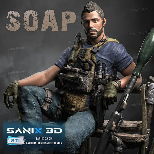 Soap Figure by Sanix 3DHeroFigure