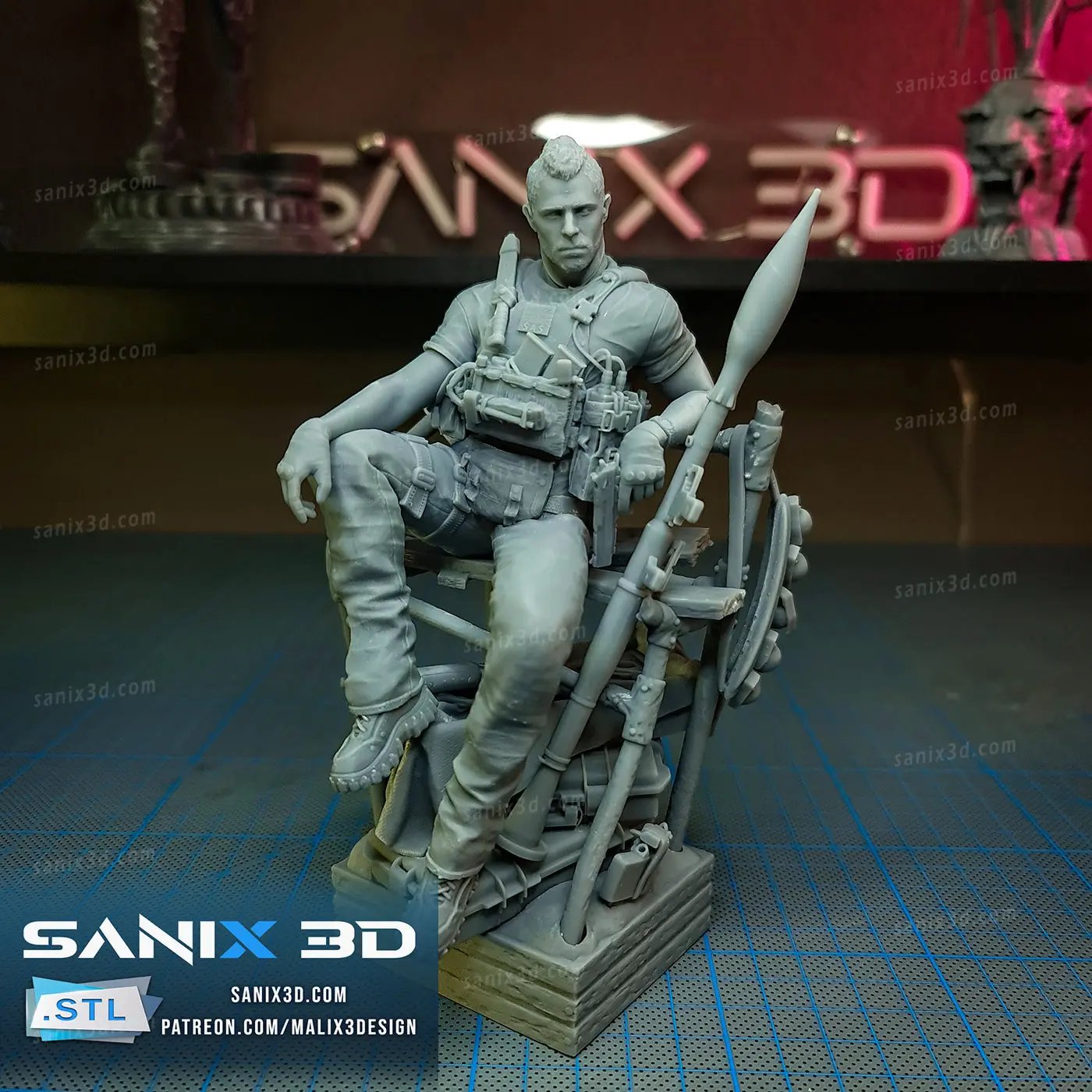 Soap Figure by Sanix 3DHeroFigure