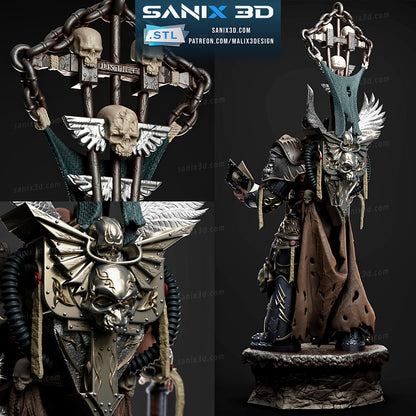 Warmachine Inquisitor Figure by Sanix – High Quality 3D Collectible Statue 3DHeroFigure
