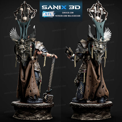Warmachine Inquisitor Figure by Sanix – High Quality 3D Collectible Statue 3DHeroFigure