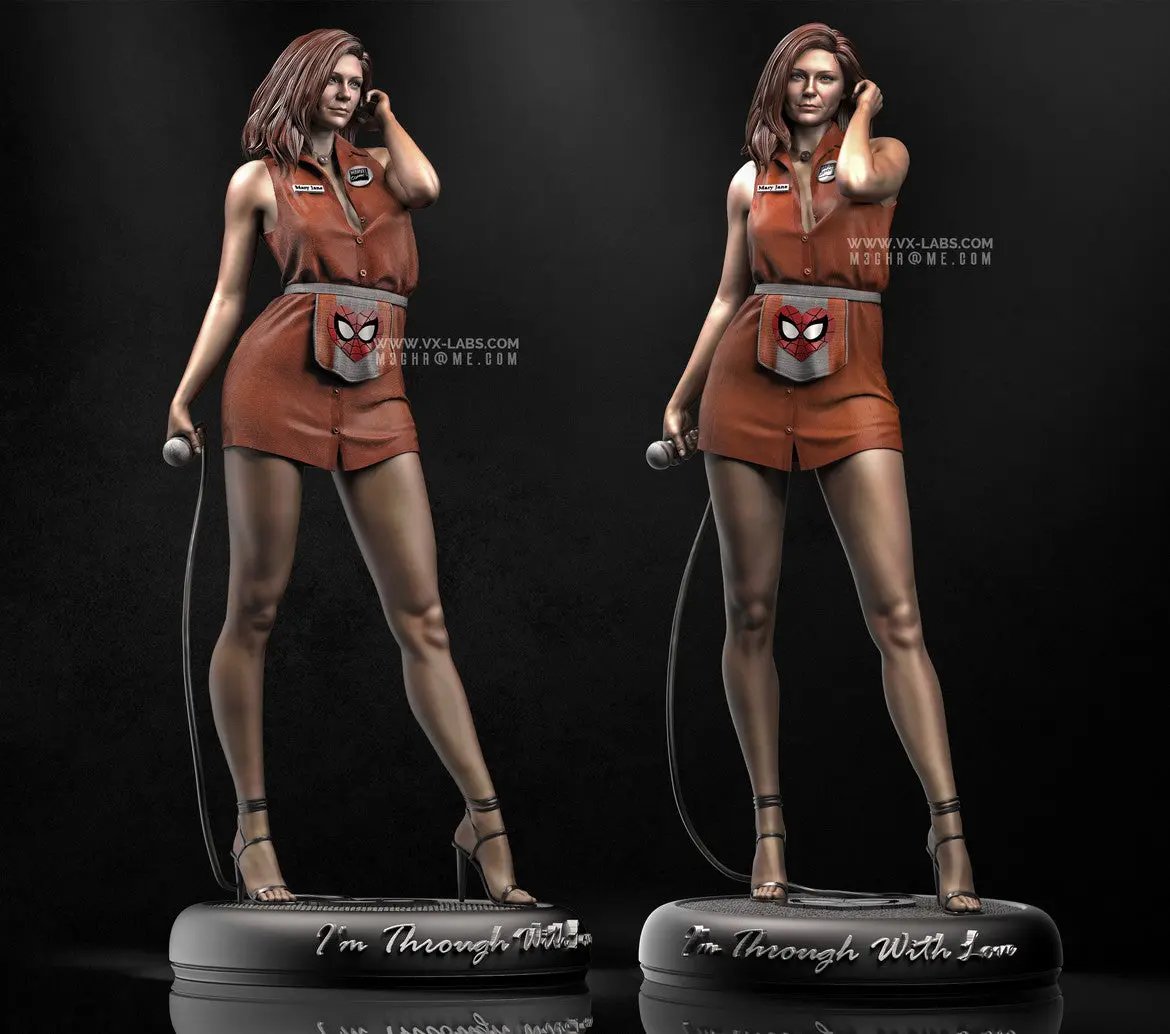 Mary Jane Watson Figure by VX Labs 3DHeroFigure