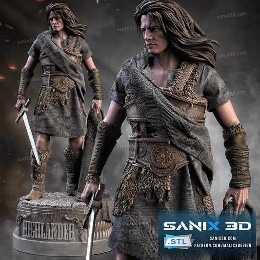 Highlander Figure by Sanix 3DHeroFigure