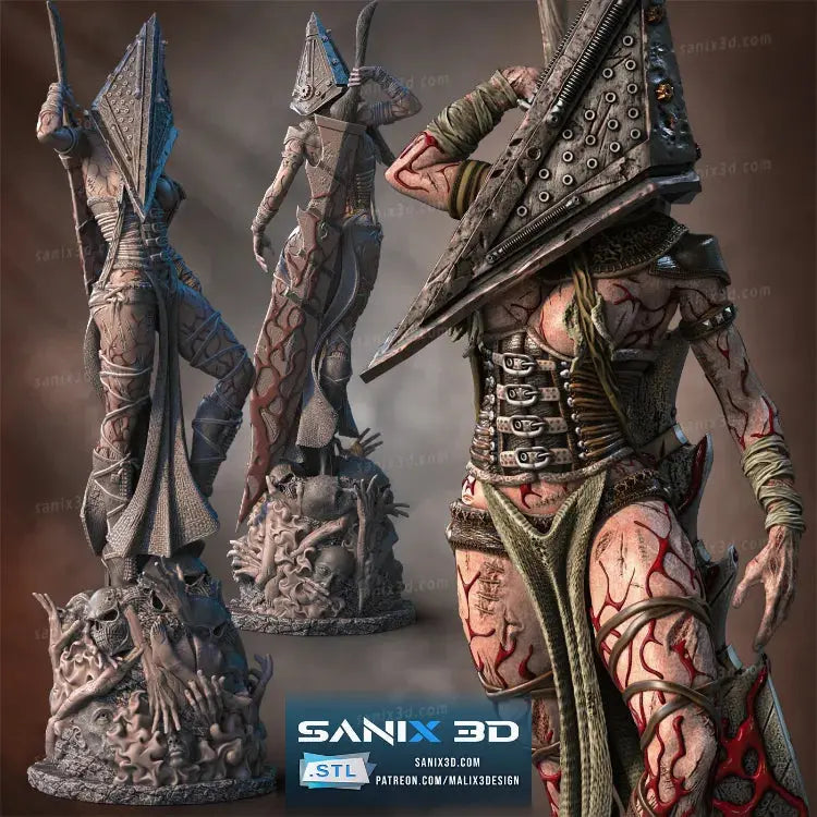 Lady Pyramid Figure by Sanix 3DHeroFigure