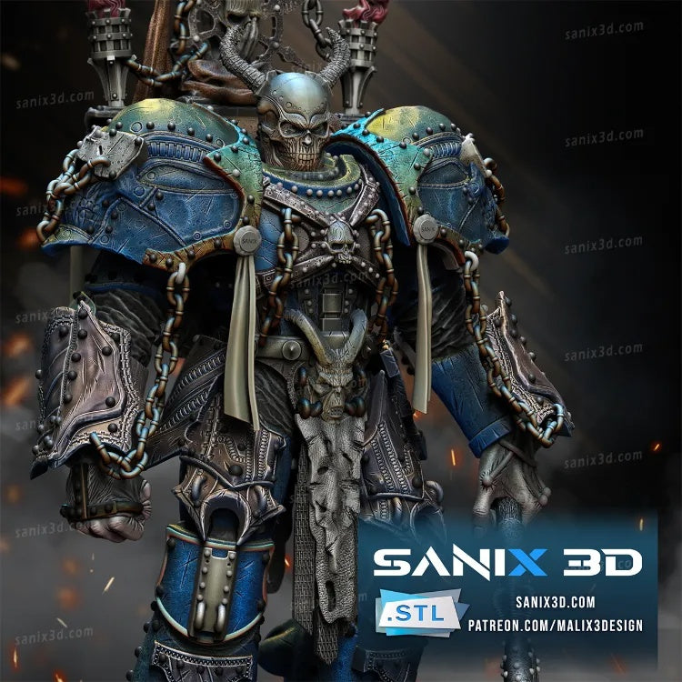 Warmachine Figure by Sanix – High Quality 3D Collectible Statue 3DHeroFigure