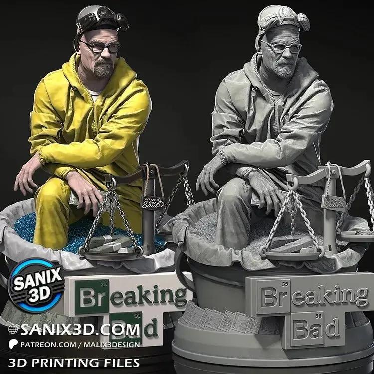 Walter White Figure by Sanix 3DHeroFigure