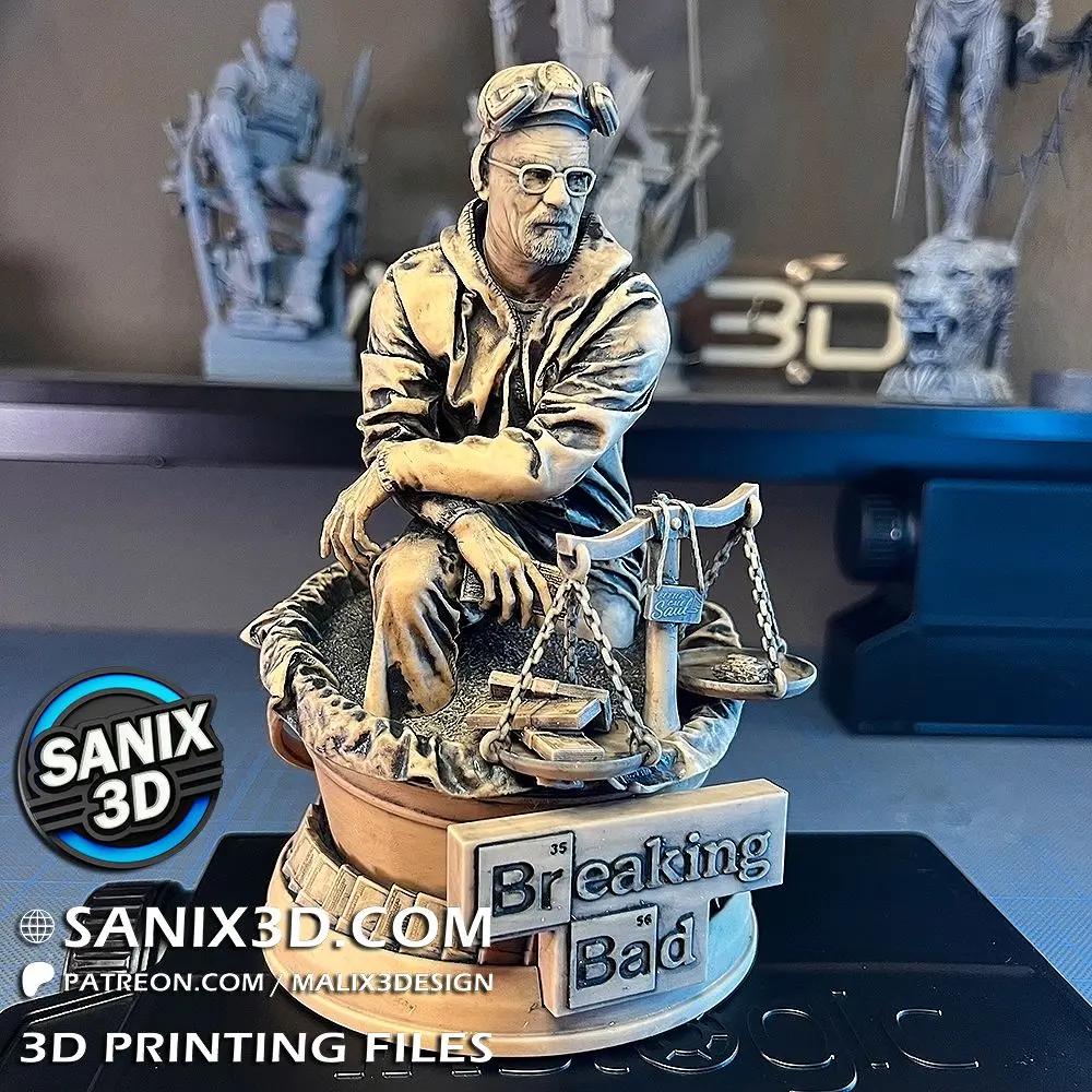 Walter White Figure by Sanix 3DHeroFigure