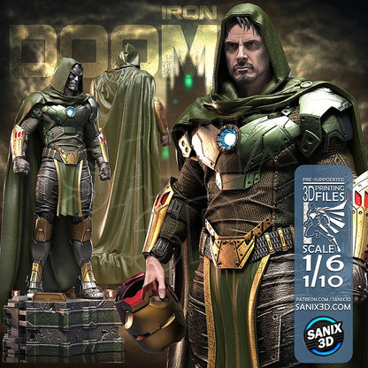 Dr. Doom Figure by Sanix – High Quality 3D Collectible Statue 3DHeroFigure