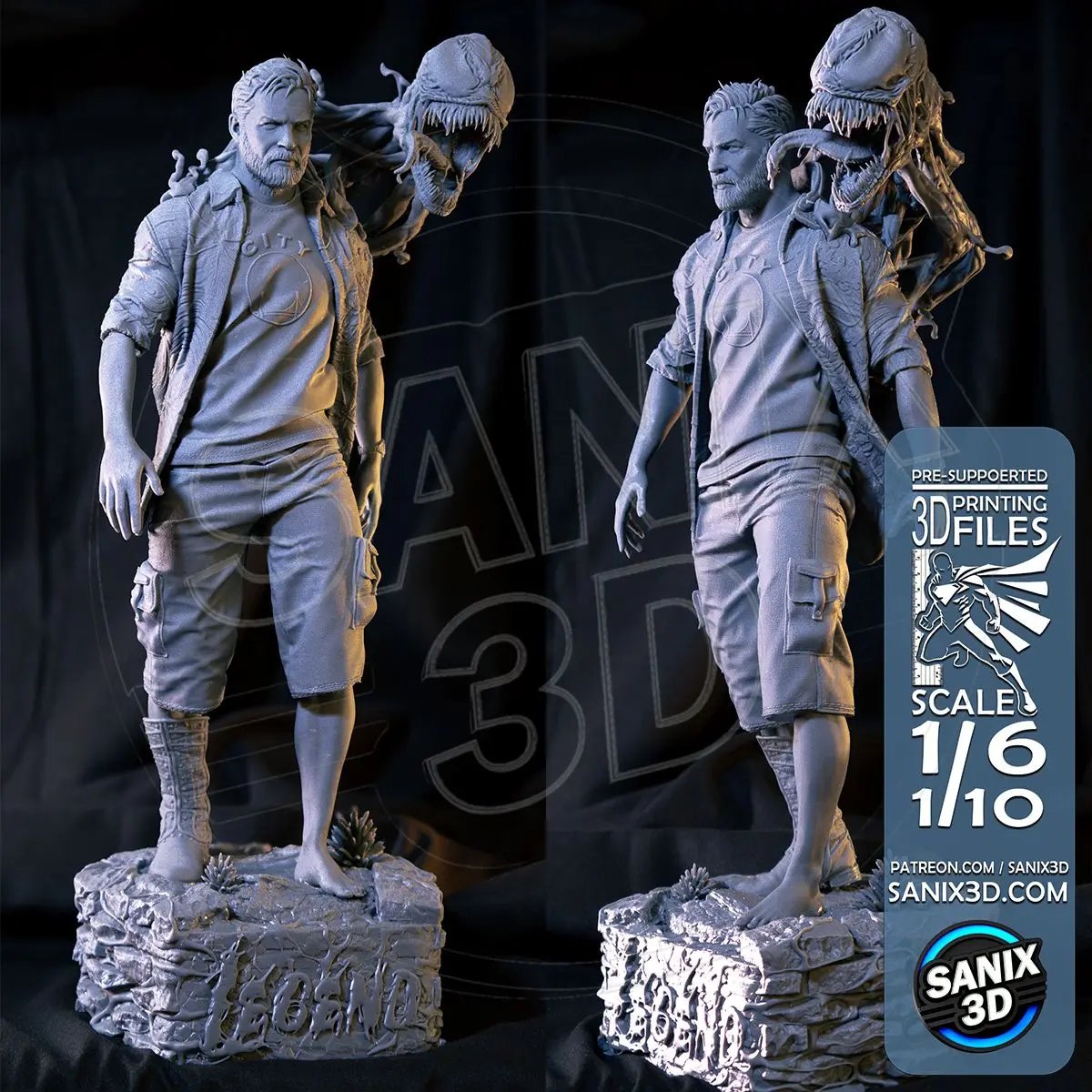 Venom Figure by Sanix 3DHeroFigure