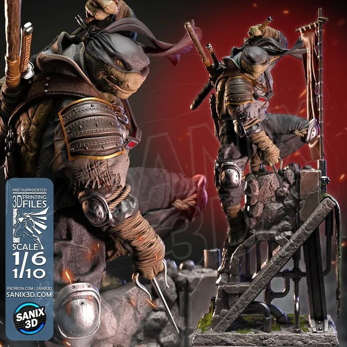 Ninja Ronin Figure by Sanix – High Quality 3D Collectible Statue 3DHeroFigure