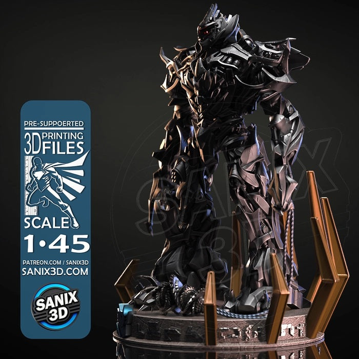 Megatron Figure by Sanix – High Quality 3D Collectible Statue 3DHeroFigure