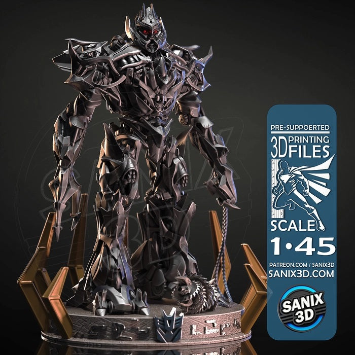 Megatron Figure by Sanix – High Quality 3D Collectible Statue 3DHeroFigure