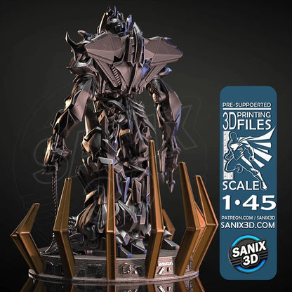 Megatron Figure by Sanix – High Quality 3D Collectible Statue 3DHeroFigure