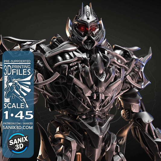 Megatron Figure by Sanix – High Quality 3D Collectible Statue 3DHeroFigure