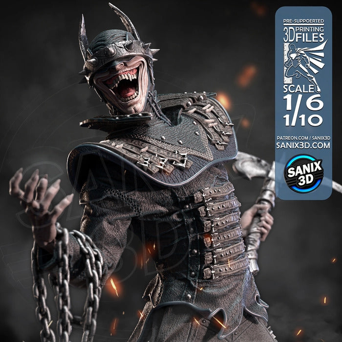 Batman Laughing Figure by Sanix – High Quality 3D Collectible Statue 3DHeroFigure