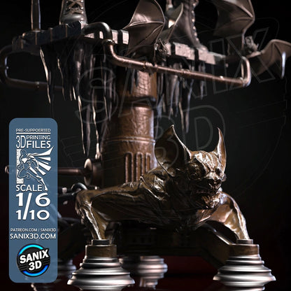 Batman Laughing Figure by Sanix – High Quality 3D Collectible Statue 3DHeroFigure