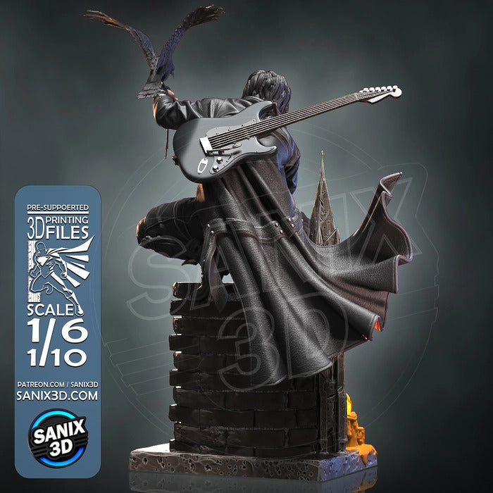 The Crow Figure by Sanix – High Quality 3D Collectible Statue 3DHeroFigure