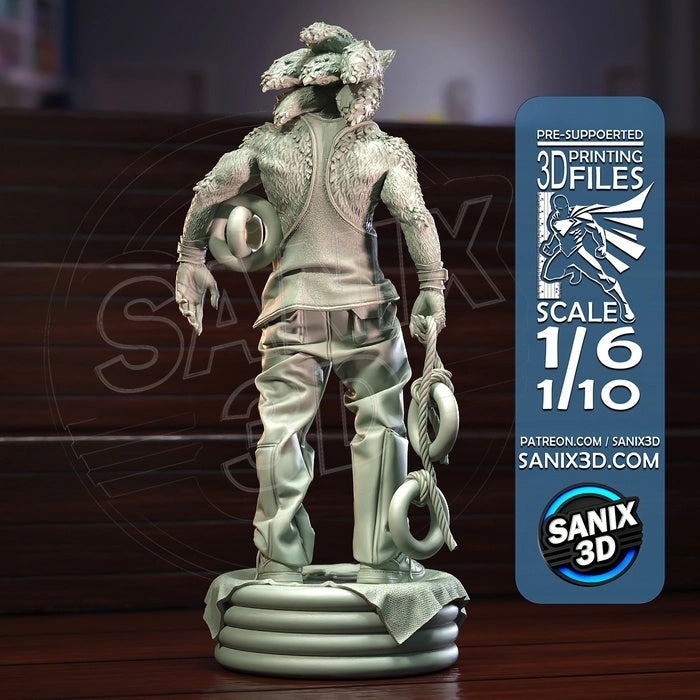 Sonic Figure by Sanix – High Quality 3D Collectible Statue 3DHeroFigure