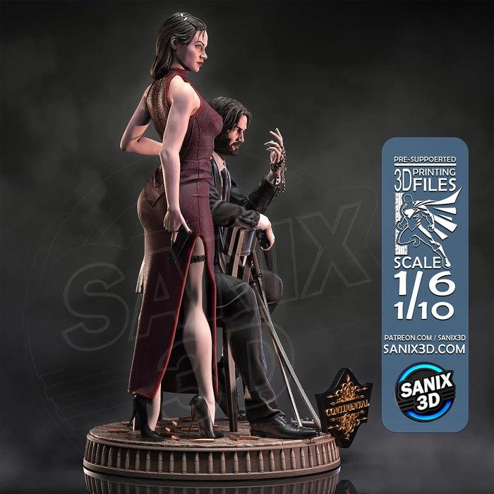 Ballerina Figure by Sanix – High Quality 3D Collectible Statue 3DHeroFigure