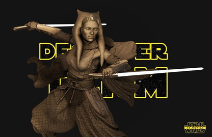 Ahsoka Tano Figure by Star Wars – High Quality 3D Collectible Statue 3DHeroFigure