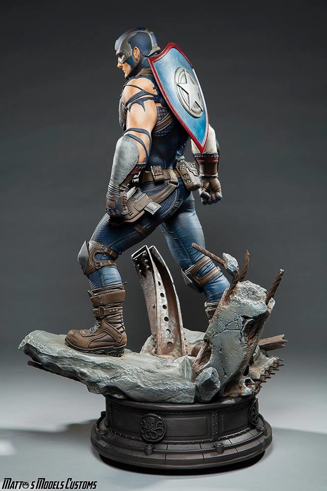 Captain Hydra Figure – High Quality 3D Collectible Statue 3DHeroFigure