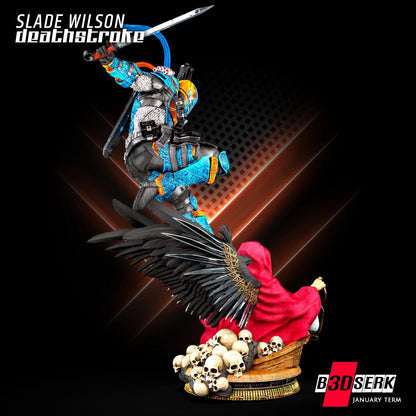 Deathstroke Diorama Figure by B3DSERK 3DHeroFigure