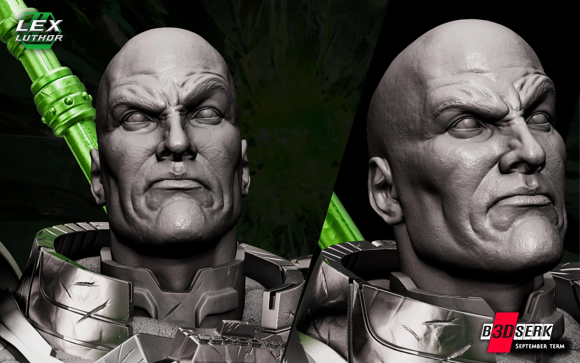 Lex Luthor Figure by B3DSERK 3DHeroFigure