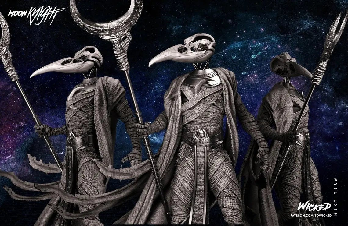 Khonsu Figure by Wicked 3DHeroFigure