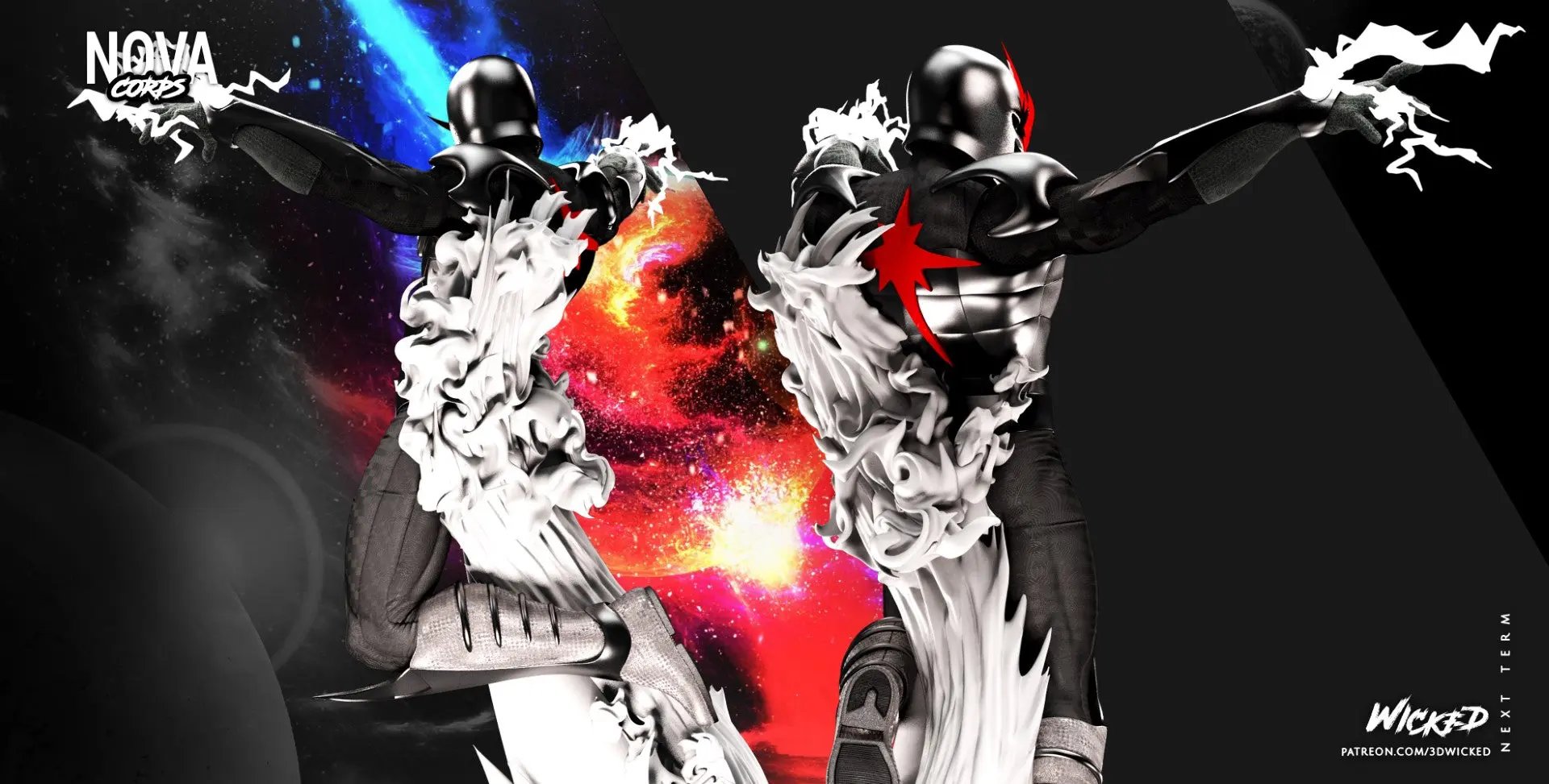 Nova Figure by Wicked 3DHeroFigure