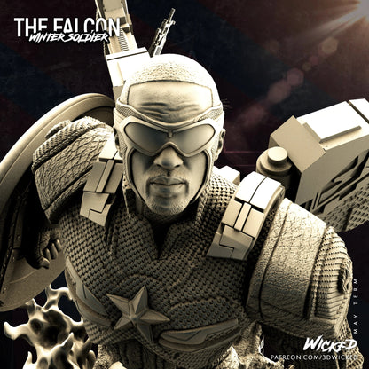 Falcon Figure by Wicked 3DHeroFigure