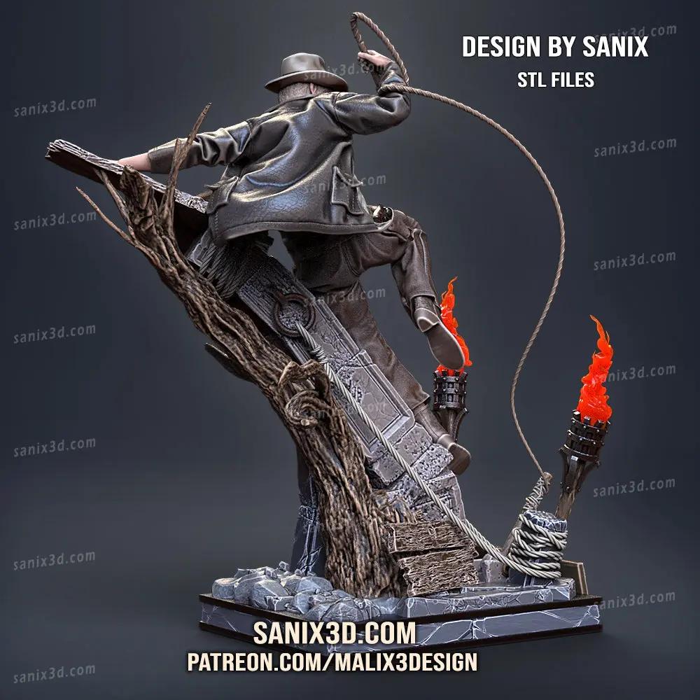 Indiana Jones Figure by Sanix 3DHeroFigure