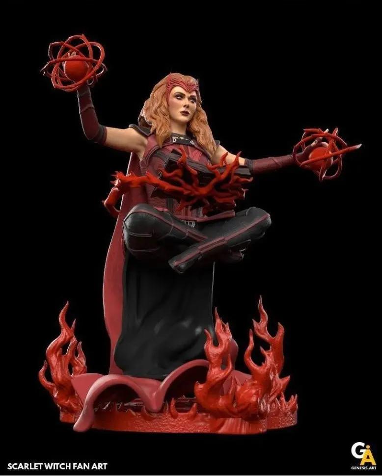 Wanda Maximoff Figure 3DHeroFigure
