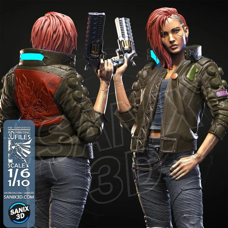 Cyber Figure by Sanix – High Quality 3D Collectible Statue 3DHeroFigure