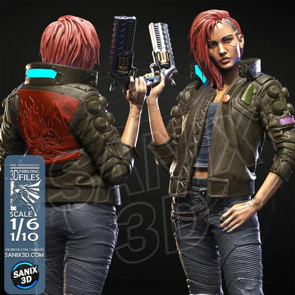 Cyber Figure by Sanix – High Quality 3D Collectible Statue 3DHeroFigure