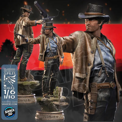 Arthur Morgan Figure by Sanix – High Quality 3D Collectible Statue 3DHeroFigure