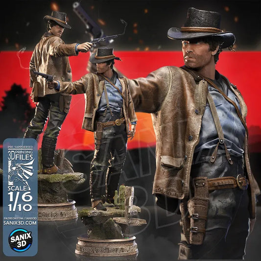 Arthur Morgan Figure by Sanix – High Quality 3D Collectible Statue 3DHeroFigure