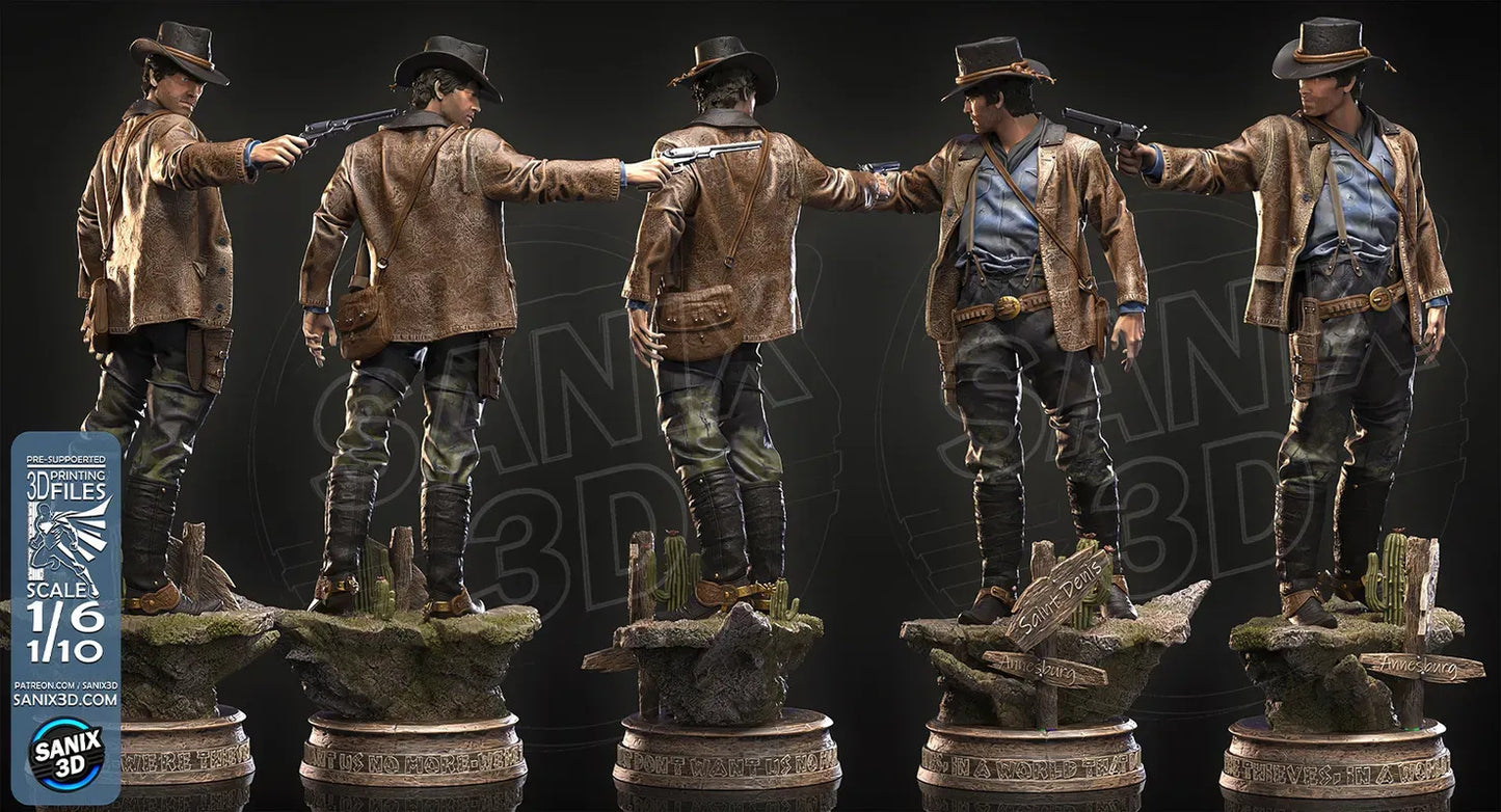 Arthur Morgan Figure by Sanix – High Quality 3D Collectible Statue 3DHeroFigure