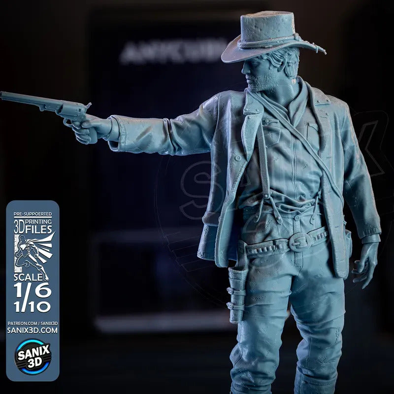 Arthur Morgan Figure by Sanix – High Quality 3D Collectible Statue 3DHeroFigure