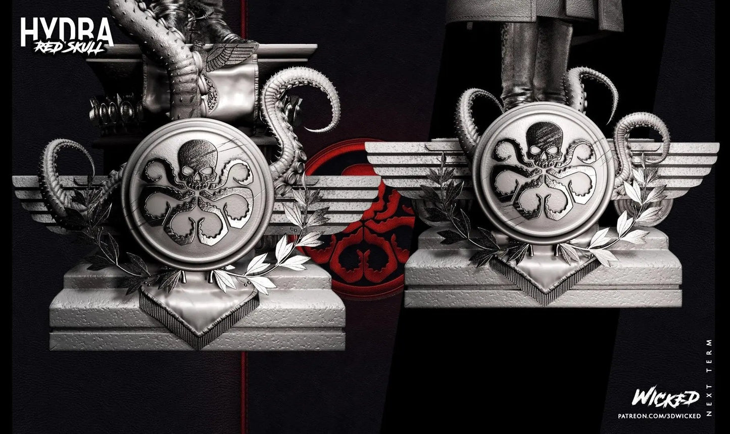 Red Skull Figure by Wicked 3DHeroFigure