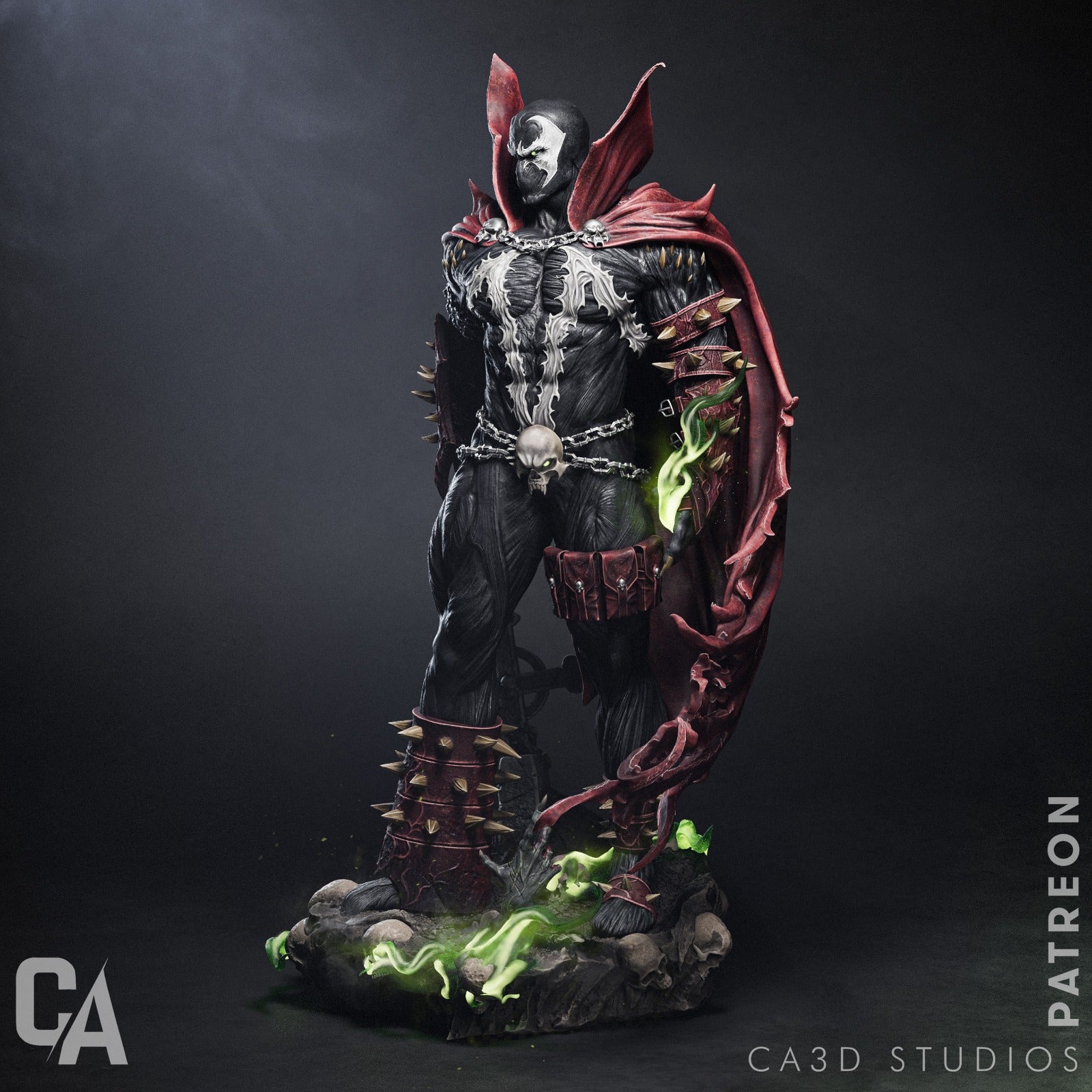 Spawn Figure by CA 3D – High Quality 3D Collectible Statue 3DHeroFigure
