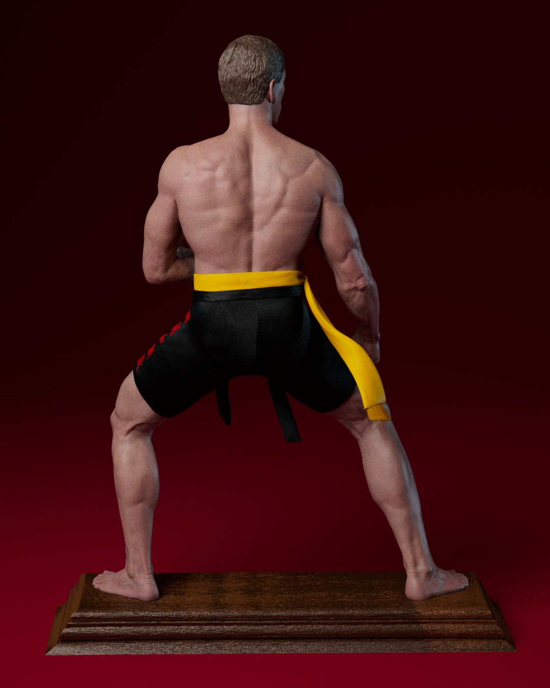 Frank Dux Figure by CA 3D – High Quality 3D Collectible Statue 3DHeroFigure