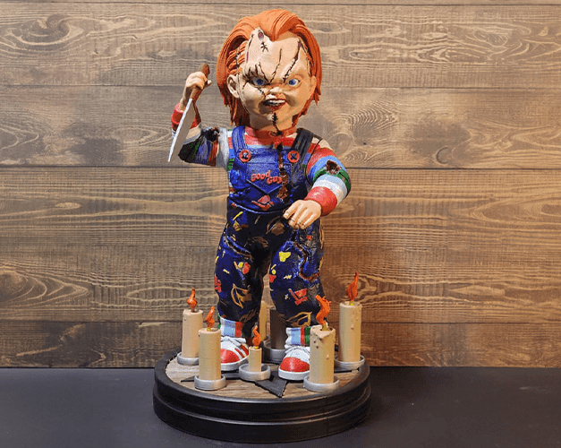Chucky Figure – High Quality 3D Collectible Statue 3DHeroFigure