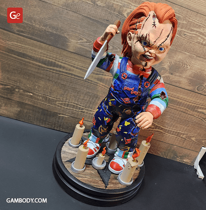Chucky Figure – High Quality 3D Collectible Statue 3DHeroFigure
