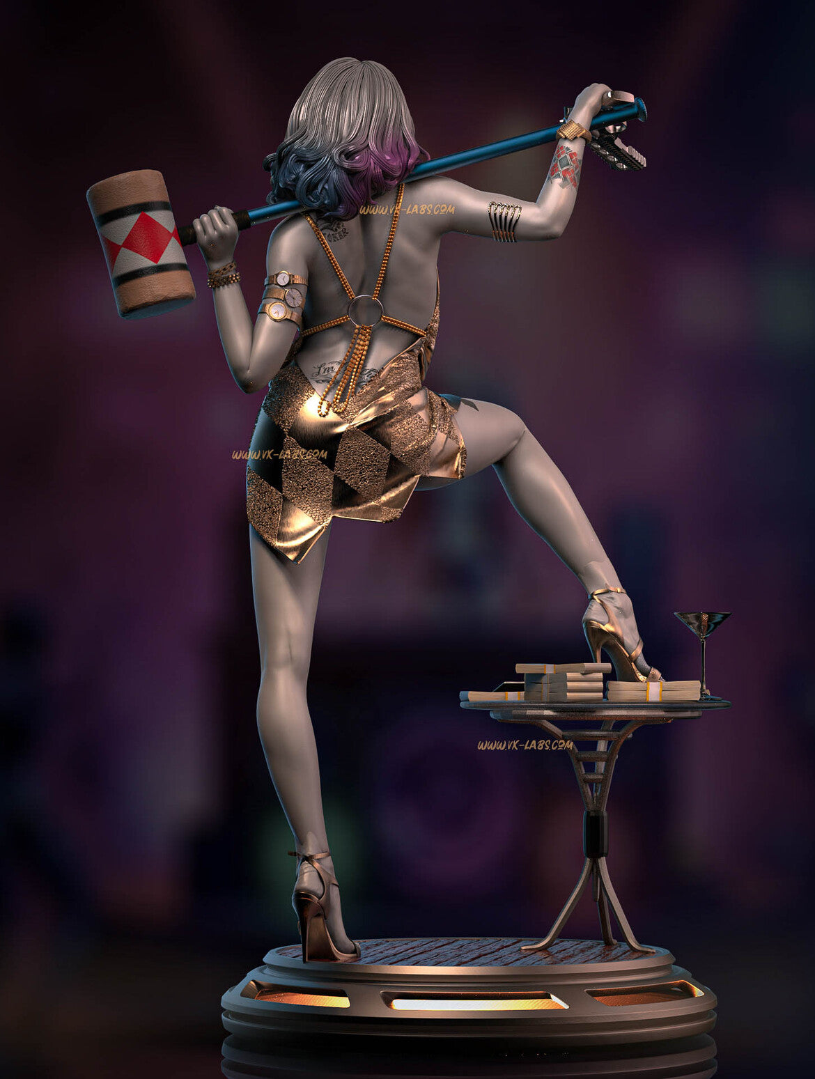 Gothams Tease Figure by VX Labs – High Quality 3D Collectible Statue 3DHeroFigure