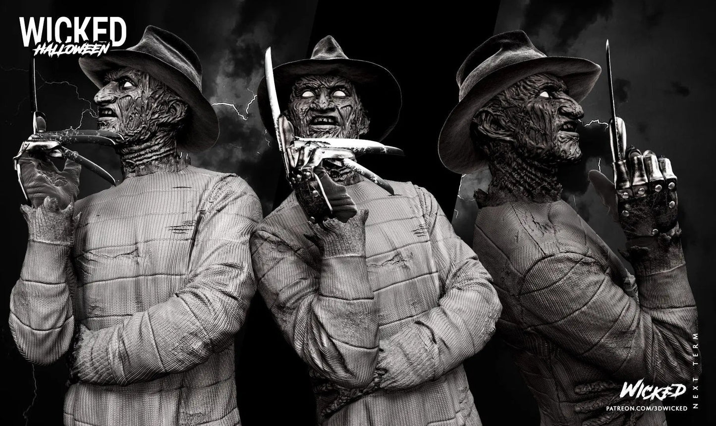 Freddy Krueger Figure by Wicked 3DHeroFigure