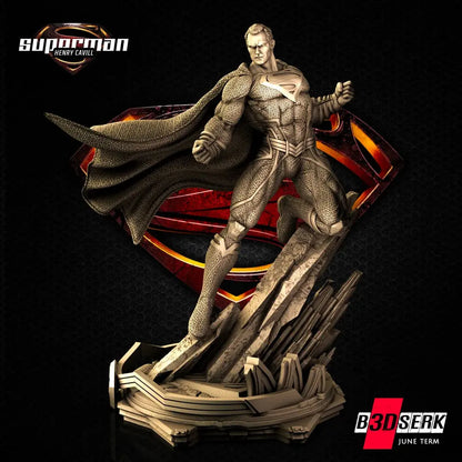 Superman Figure by B3DSERK 3DHeroFigure