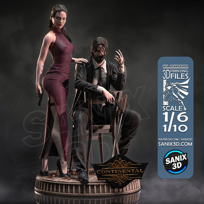 Ballerina Figure by Sanix – High Quality 3D Collectible Statue 3DHeroFigure