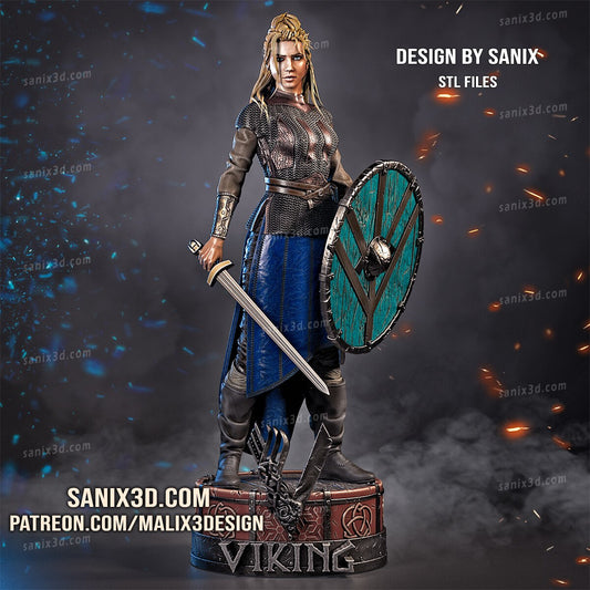 Lagertha Figure by Sanix – High Quality 3D Collectible Statue 3DHeroFigure