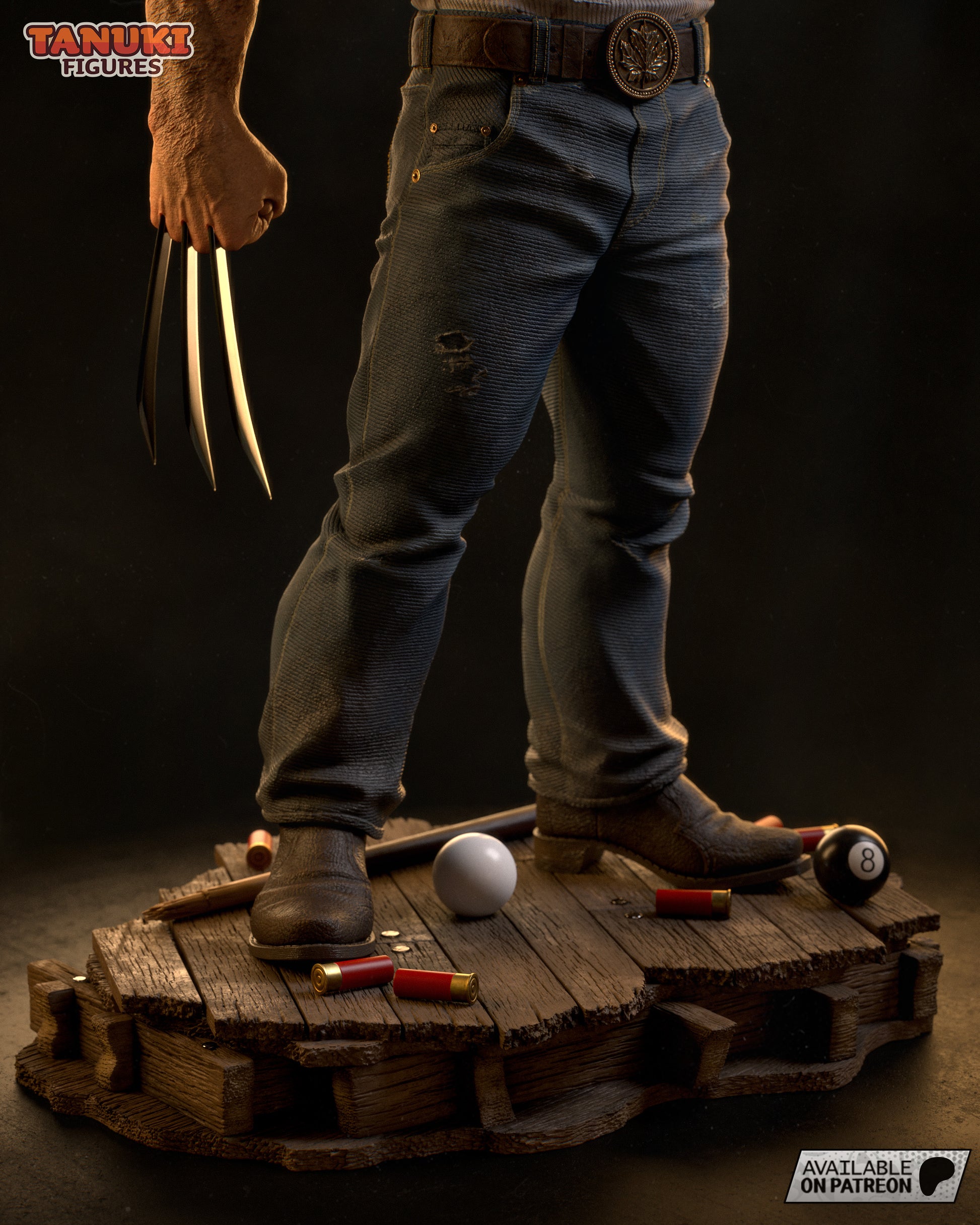 Logan Figure by Tanuki Figures – High Quality 3D Collectible Statue 3DHeroFigure