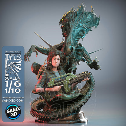 Ellen Figure by Sanix – High Quality 3D Collectible Statue 3DHeroFigure