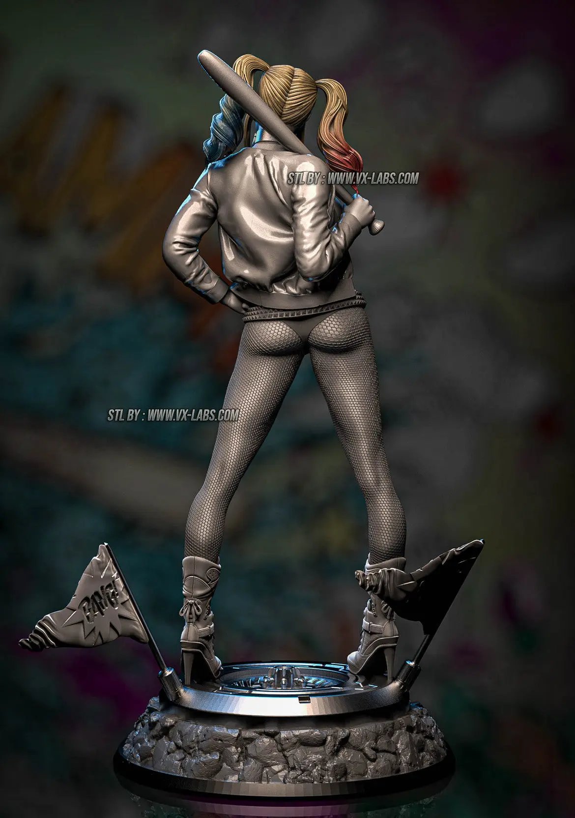 Harley Quinn Figure by VX Labs 3DHeroFigure